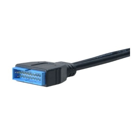 AKASA - USB 3.0 na USB 2.0 adaptér - 10 cm AKCBUB1910BK