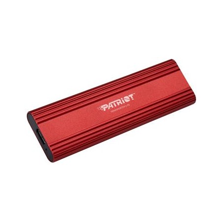PATRIOT TRANSPORTER Lite 512GB Portable SSD / USB 3.2 Gen2 / USB-C / externí / hliníkové tělo / červený PTPL512GPEC