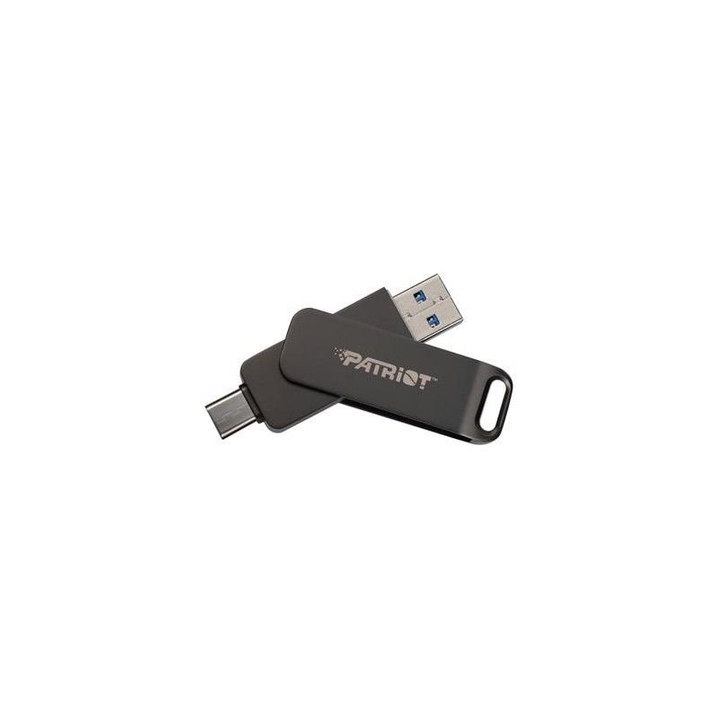PATRIOT RAGE R550 32GB / USB Typ-A + USB Typ-C / USB 3.2 Gen 1 / šedá PE32GR550DSAD
