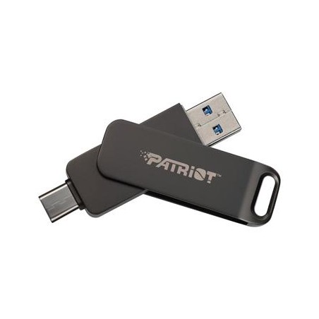 PATRIOT RAGE R550 32GB / USB Typ-A + USB Typ-C / USB 3.2 Gen 1 / šedá PE32GR550DSAD