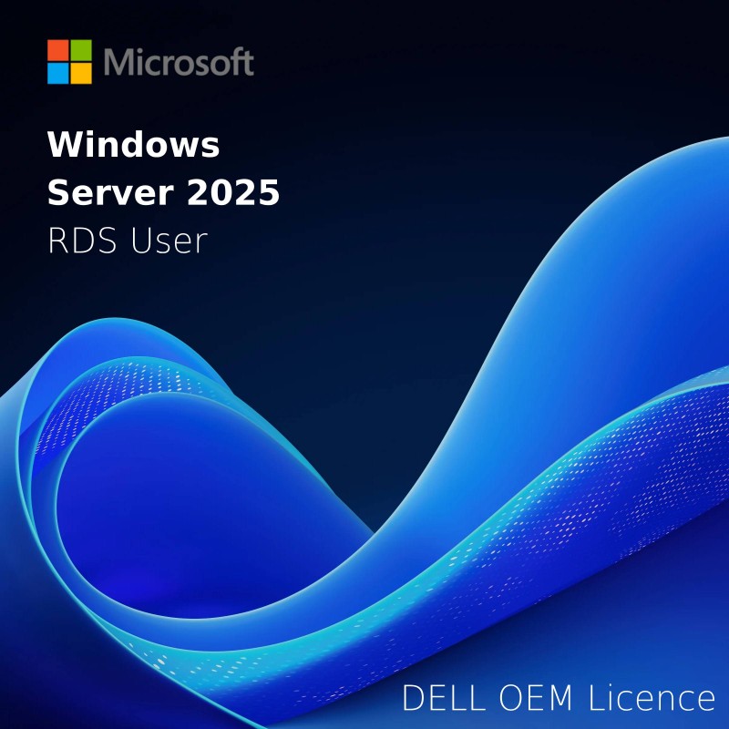 DELL MS CAL 5-pack of Windows Server 2025 Remote Desktop Services, USER