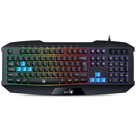 GENIUS GX GAMING Scorpion K215/ Herní drátová klávesnice/ podsvícená/ USB/ Copilot/ černá/ CZ+SK layout