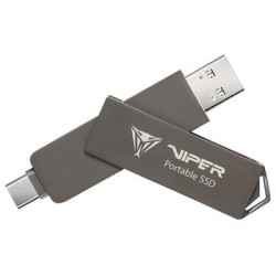 PATRIOT Viper Portable PVP30 SSD 512GB Type A+C / USB 3.2 Gen 2 / šedá PVP30512G28UDG