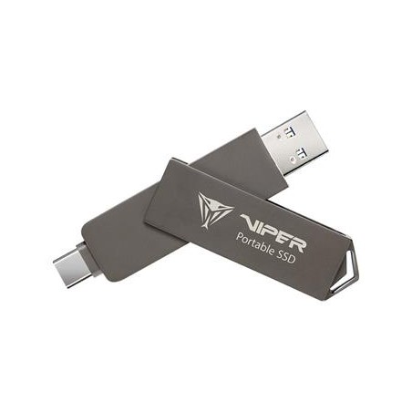PATRIOT Viper Portable PVP30 SSD 512GB Type A+C / USB 3.2 Gen 2 / šedá PVP30512G28UDG