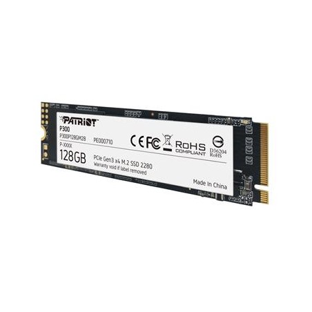 PATRIOT P300 128GB SSD / Interní / M.2 PCIe Gen3 x4 NVMe 1.3 / 2280
