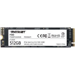 PATRIOT P300 512GB SSD / Interní / M.2 PCIe Gen3 x4 NVMe 1.3 / 2280 P300P512GM28