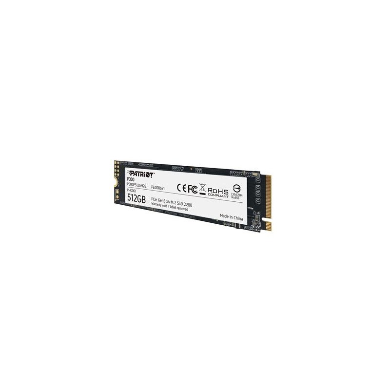 PATRIOT P300 512GB SSD / Interní / M.2 PCIe Gen3 x4 NVMe 1.3 / 2280 P300P512GM28
