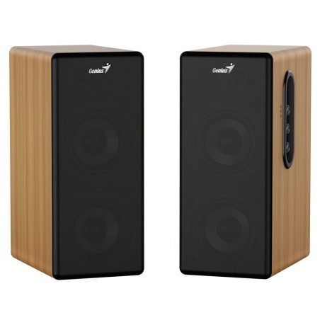 GENIUS repro SP-HF1220BT/ 2.0/ 45W/ Bluetooth/ dřevěné/ barva dřevo borovice