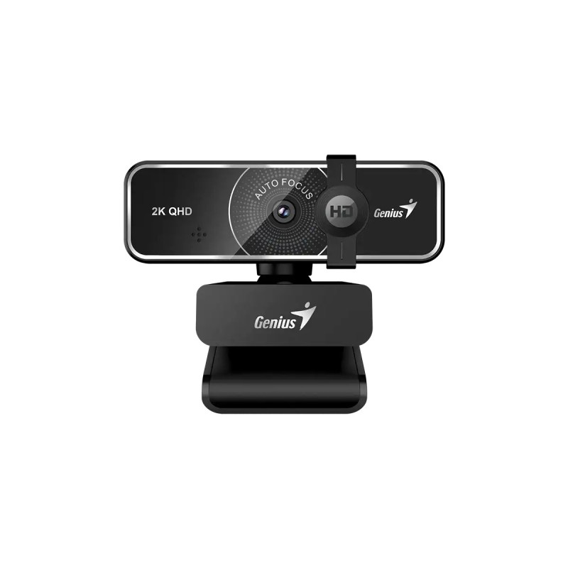 GENIUS webová kamera FaceCam 3000AF/ 2K QHD/ 60 fps/ automatické ostření/ USB-C/ USB/ mikrofon/ kryt soukromí/ stojan