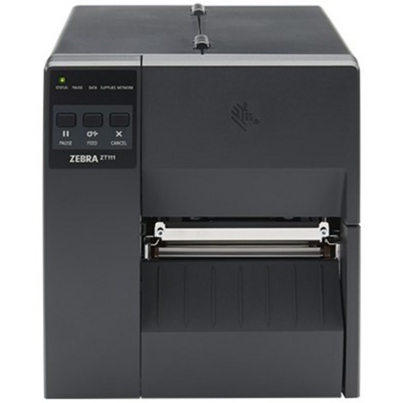 TT Printer ZT111 4", 203 dpi, Thermal Transfer, Tear, EU/UK Cords, USB, Serial, Ethernet, BTLE, USB Host, EZPL ZT11142T0E000FZ