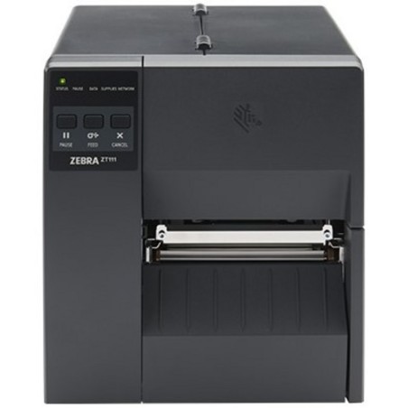 TT Printer ZT111 4", 203 dpi, Thermal Transfer, Tear, EU/UK Cords, USB, Serial, Ethernet, BTLE, USB Host, EZPL ZT11142T0E000FZ