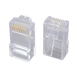 Solarix Konektor RJ45 CAT5E UTP 8p8c nestíněný neskládaný na licnu / 100 ks