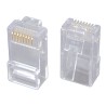 Solarix Konektor RJ45 CAT5E UTP 8p8c nestíněný neskládaný na licnu / 100 ks
