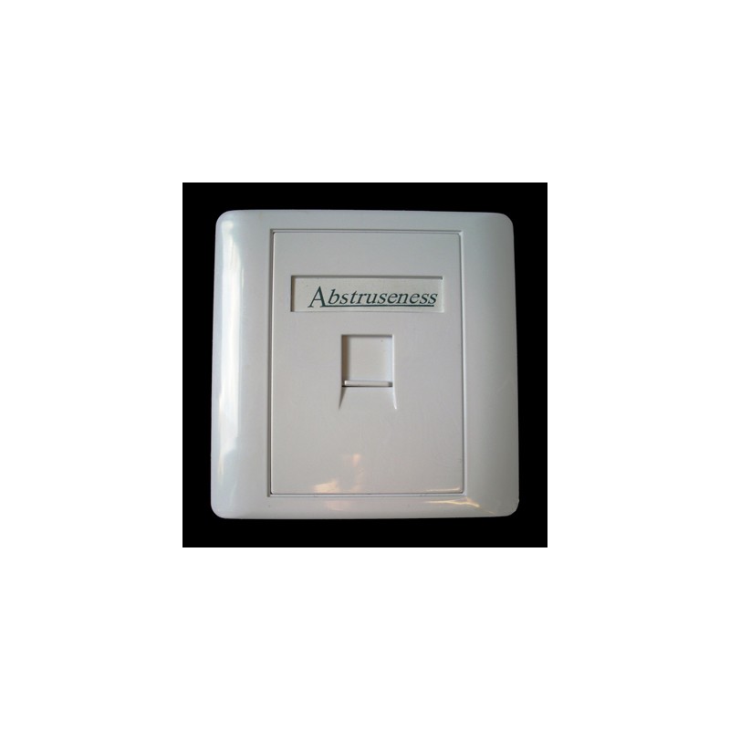 WALL plate SA s rámečkem pro 1keystone (80 x 80)