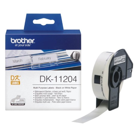 BROTHER DK-11204 Multi Purpose Labels 17x54mm (400 ks)