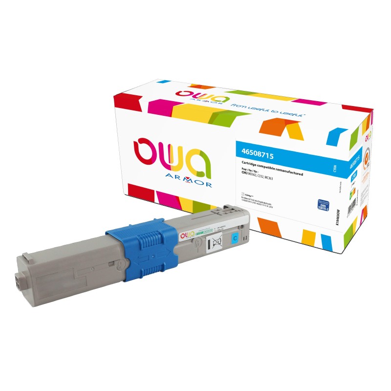ARMOR toner pro Oki C332, MC363 (46508715), modrá/cyan, 1500 str