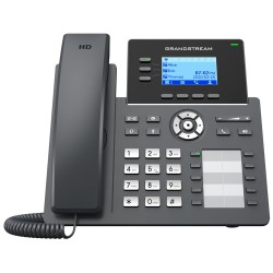 Grandstream GRP2604 SIP telefon, 2,48" LCD podsv. displej, 6 SIP účty,10BLF tl., 2x1Gbit porty