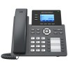 Grandstream GRP2604 SIP telefon, 2,48" LCD podsv. displej, 6 SIP účty,10BLF tl., 2x1Gbit porty