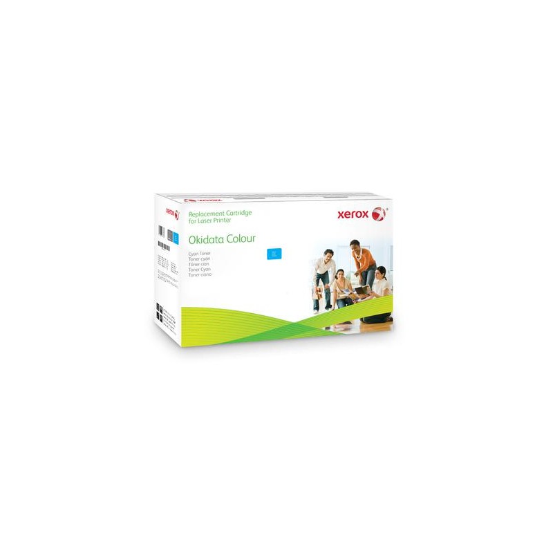 XEROX toner kompat. s OKI 43872307, 2 000 str, cy