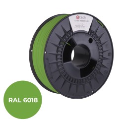 Tisková struna (filament) C-TECH PREMIUM LINE, PETG, zelenožlutá, RAL6018, 1,75mm, 1kg