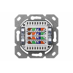DIGITUS Zásuvka 2x RJ45 pod omítku, STP Cat6