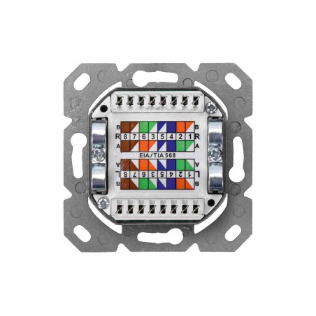 DIGITUS Zásuvka 2x RJ45 pod omítku, STP Cat6