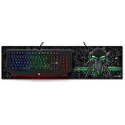 CONNECT IT BATTLE RNBW podložka pod klávesnici a myš, vel. L (886 × 245 mm)
