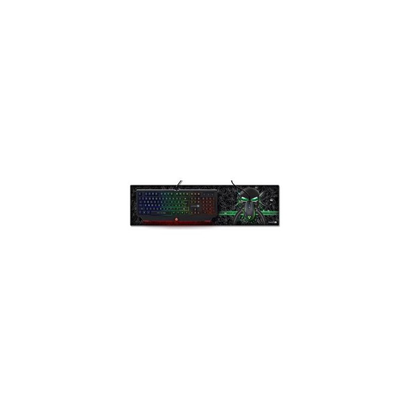 CONNECT IT BATTLE RNBW podložka pod klávesnici a myš, vel. L (886 × 245 mm)