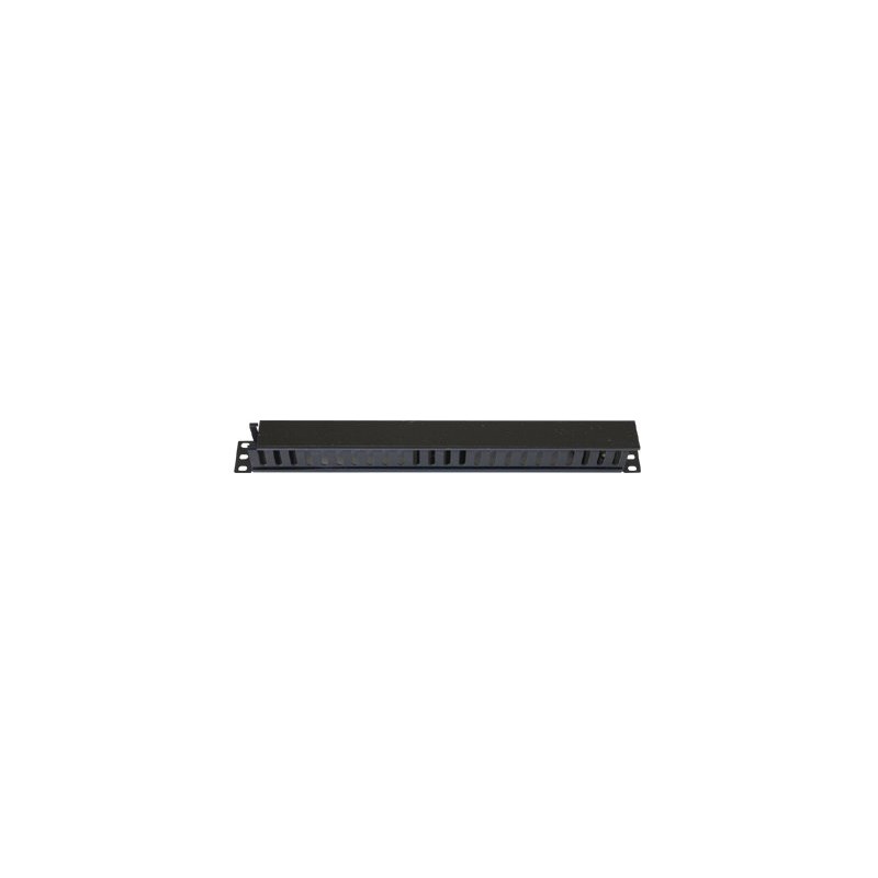 Eurocase panel na kabely RGA-27 19" 1U - 6 plastových úchytů