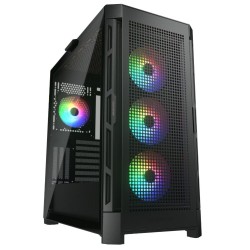 COUGAR PC skříň DUOFACE Pro RGB Black Mid Tower TG & Airflow Front Panel 4 x ARGB Fans TG Left Panel