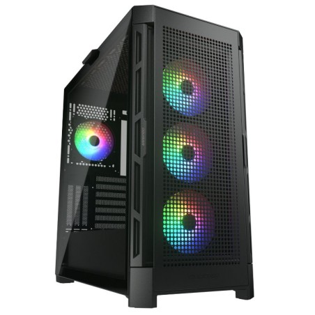COUGAR PC skříň DUOFACE Pro RGB Black Mid Tower TG & Airflow Front Panel 4 x ARGB Fans TG Left Panel