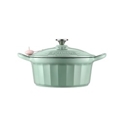 BUYDEEM Enameled Cast Iron Dutch Oven CP551-CG 3,9L, model CP551, color Cozy Greenish