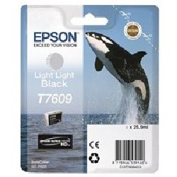 EPSON ink čer ULTRACHROME HD - Light Light Black - T7609