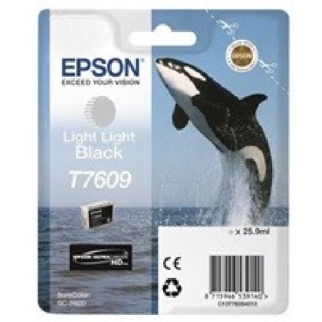 EPSON ink čer ULTRACHROME HD - Light Light Black - T7609