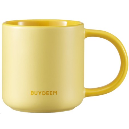 BUYDEEM Ceramic Mug 300 ml, model CD1018, color Mellow Yellow
