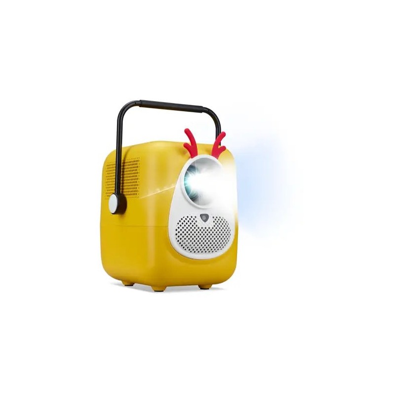 AOpen Projektor QF23s Smart LED,FHD,250 ANSI,1000:1,30000h,HDMI,USB,Repro,Wifi,Yellow