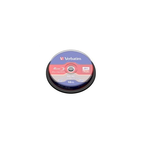 VERBATIM BD-RE SL(10-pack)Blu-Ray/spindle/2x/25GB