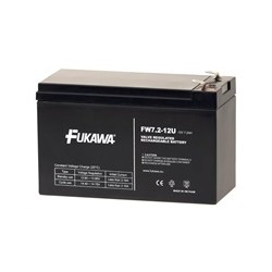 Baterie - FUKAWA FW 7,2-12 F2U (12V/7,2Ah - Faston 250), konektor - 6.3mm, životnost 5let