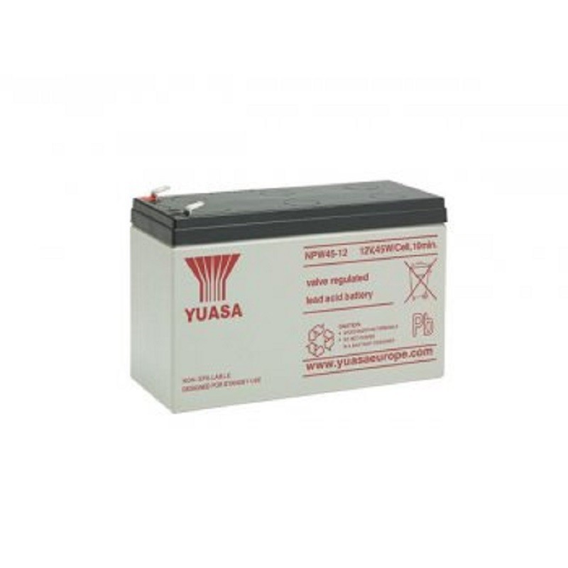 Baterie - YUASA NPW45-12 (12V/9Ah - Faston f2 250), životnost 5let