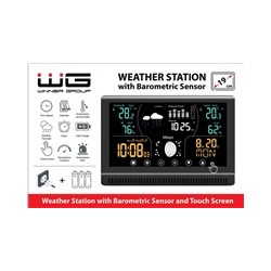 WG - Meteostanice WG3 s venkovním čidlem, černá