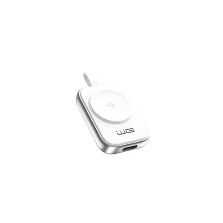 WG - Nabíjecí magnetické zařízení s USB-C pro Apple Watch, bílo stříbrná