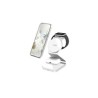 WG - Bezdrátová nabíječka WG37, 3v1 FAST MAGNET, 15W+3W+3W, bílá