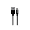 WG - Datový kabel Type-C to USB-A / 3m / nylon braided / black