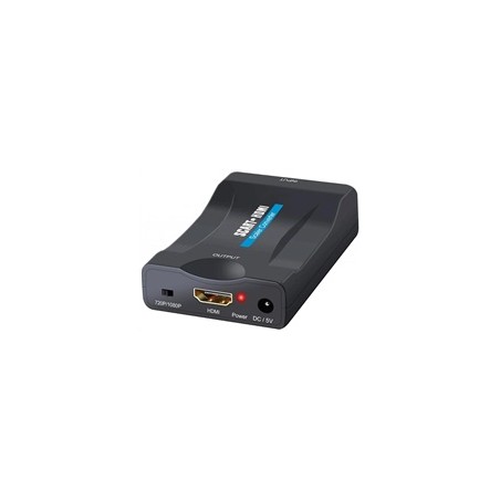 WG - Audio video konvertor SCART na HDMI, černá