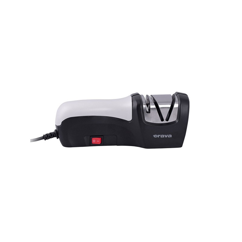 Orava BN-30 brousek nožů, 10 W, 70 dB, dvoustupňový ostřící systém, safírové kotouče / keramické tyče
