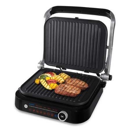 Orava Grillchef 2 elektrický kontaktní gril, 2100 W, 6 programů, regulace teploty, rozmrazování