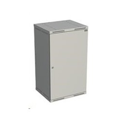 Solarix rozvaděč nástěnný SENSA 21U 600mm, dveře plech, RAL 7035