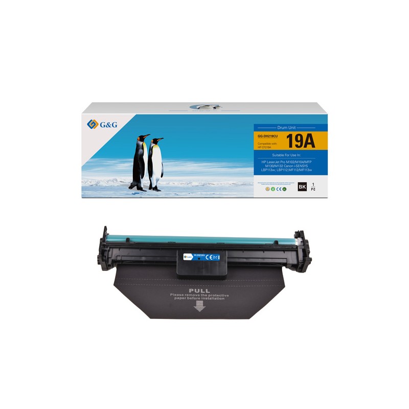 G&G kompatibilní válec s CF219A, HP 19A, black, 12000str.