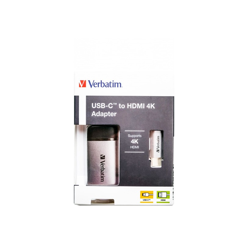 VERBATIM Adapter HUB USB-C to HDMI 4K