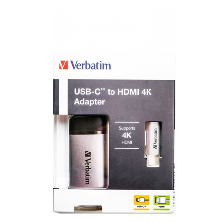 VERBATIM Adapter HUB USB-C to HDMI 4K